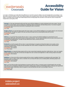 accessibility guide for vision