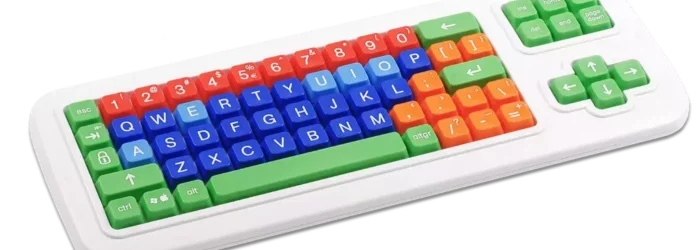 clevy keyboard with uppercase letters