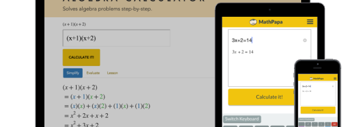 Math Papa app on website and smart devices