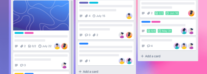 View of Trello boards