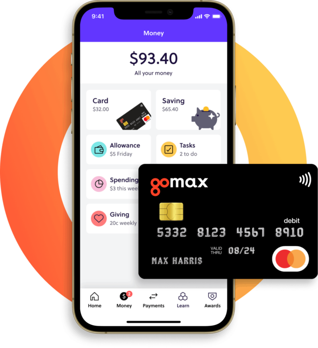 gohenry app and debit card example