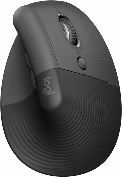 logitech vertical ergonomic mouse in black