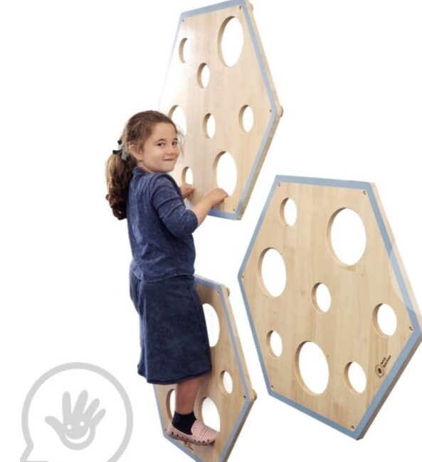 Honeycomb climbing panels