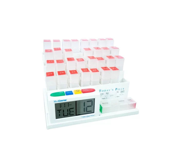 MedCenter Talking One-Month Medication Organizer