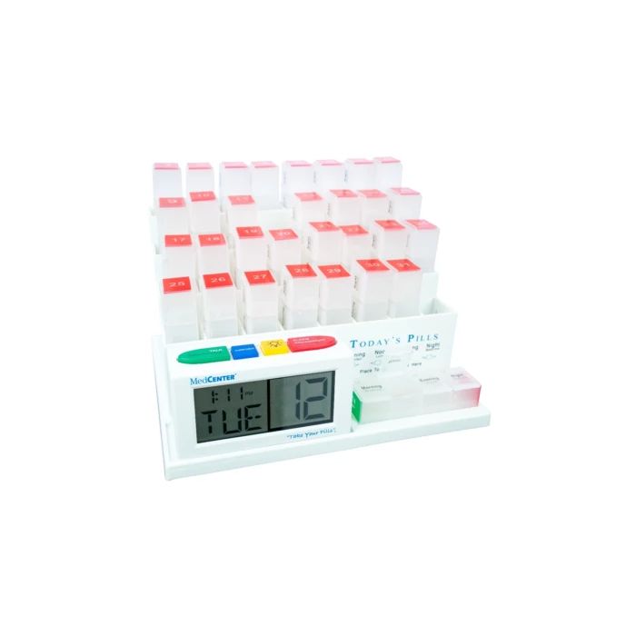 MedCenter Talking One-Month Medication Organizer