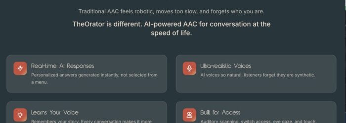 screenshot of TheOracle website